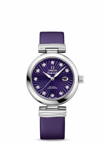 Omega LadyMatic Co-Axial 34 Stainless Steel / Purple 425.32.34.20.60.001 (42532342060001)